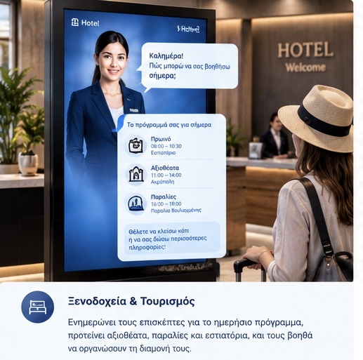 AI Agent για ξενοδοχεία και τουρισμό